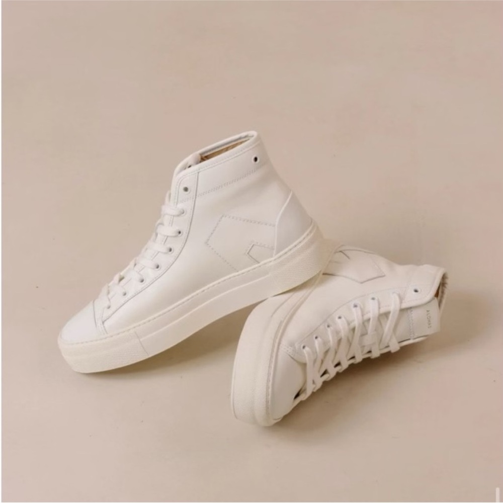 ALOHAS White High-Top Sneakers